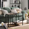 SoBuy Stapeltische FBT99-F im modernen Wohnzimmer mit Kissen und Bücherstapel Podgląd zdjęcia produktu