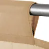 A close-up view of a beige curtain rod pocket. Anteprima dell’immagine prodotto