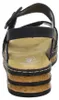 Rieker Damen Sandale Sandalette Slingback Keilabsatz Produktbild-Vorschau 15
