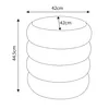 Diagram showing the dimensions of a stool. Podgląd zdjęcia produktu