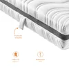 materasso a molle ergonomico a 7 zone con topper in schiuma Anteprima dell’immagine prodotto 3