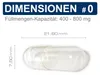 Leerkapseln Gelatinekapseln HGK Größe 0 leere Kapseln Produktbild-Vorschau 2