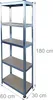 Scaffale per carichi pesanti Relaxdays, A x L x P 180 x 60 Anteprima dell’immagine prodotto 4
