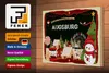 Holzschild Weihnachten Grüße AUGSBURG Geschenk 30x20cm Produktbild-Vorschau 3