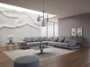 Wohnzimmer Set 3tlg Grau Ecksofa L-Form Holz Couchtisch Produktbild-Vorschau 3