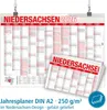 itenga Jahresplaner Niedersachsen 2026 Wandkalender DIN A2 Produktbild-Vorschau 3
