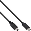 Cavo InLine® USB 2.0, da spina USB-C a spina Mini-B, nero, Anteprima dell’immagine prodotto 3
