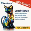 Festberg™ LeuchtKatze Katzenlampe Mosaik Nachtlicht Produktbild-Vorschau 1