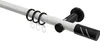 Interdeco Gardinenstange / Vorhangstange Weiß / Schwarz, Produktbild-Vorschau 1