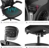 ergonomický tvar kancelářské židle tectake® Arges s Náhled obrázku produktu 6