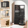 A collage showing a jewelry cabinet with close-ups of its features. Produktbild-Vorschau