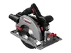 A cordless circular saw is shown against a white background. Produktbild-Vorschau
