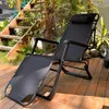 Klappbarer Liegestuhl mit Polsterauflage, 2-in-1 Sitz- und Produktbild-Vorschau 2