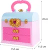 A toy makeup case with dimensions indicated. Produktbild-Vorschau