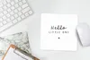 MuchoWow® Mauspad Mousepad Zitate - Hallo Kleines - Baby - Produktbild-Vorschau 5