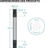 Drážkovaná hřídel A2 300 mm drážkovaná hřídel pro kloubový Náhled obrázku produktu 6