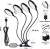 LED lampa na rastliny s plným spektrom stmievania, klip na Náhľad obrázku produktu 6