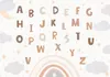 Vlies Fototapete - Letters in Soft Colours 450x315 cm Für Produktbild-Vorschau 5