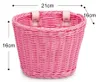 Růžový 21*16*16 cm malý přední košík na kolo PE Náhled obrázku produktu 2
