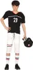 A young boy is posing in a football costume. Anteprima dell’immagine prodotto