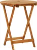 vidaXL Tavolo da giardino pieghevole Ø60x75 cm in legno Anteprima dell’immagine prodotto 8