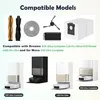 A collage of vacuum cleaner accessories and compatible robot vacuum models. Anteprima dell’immagine prodotto
