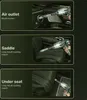 Demonstration of a portable vacuum cleaner being used in different areas of a car interior. Produktbild-Vorschau