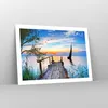 Poster - Poster ohne Rahmen - Brücke See - 70x50 cm - Wand Produktbild-Vorschau 7