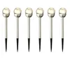 LED Solarleuchte Gartenstecker 24cm Edelstahl Warmweiß 4er Set Produktbild-Vorschau