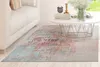 Teppich Wohnzimmer Grau-Lachs 160 x 230 cm, Kurzflor Produktbild-Vorschau 2