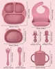 8-teiliges Kindergeschirrset mit Saugnapf, Babygeschirr, Produktbild-Vorschau 2