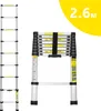 Clanmacy Teleskopleiter Alu 2.6m Stehleiter Mehrzweckleiter Produktbild-Vorschau 10