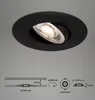 LED Einbauleuchten Schwenkbar 3er Set 5 W matt-schwarz Produktbild-Vorschau 7