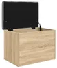 vidaXL Úložná lavica Sonoma dub 62 x 42 x 45 cm Materiál na Náhľad obrázku produktu 4