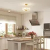 HOMCOM Kristall Deckenleuchte, Deckenlampe Hängend mit 3 Produktbild-Vorschau 8