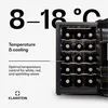 Klarstein voľne stojaca 1-zónová chladnička na víno, malá Náhľad obrázku produktu 4