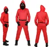 Overall rot koreanische Serie Team Dreieck Kostüm Karneval Produktbild-Vorschau 3