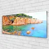 Acrylglasbilder 125x50 Wandbild Druck Gesteine Meer Produktbild-Vorschau 1