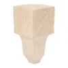 A single wooden furniture leg against a white background. Podgląd zdjęcia produktu