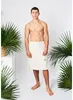 Kilt frotte wiązany OEKO-TEX® Standard YEYE  Nature Biały Podgląd zdjęcia produktu 7