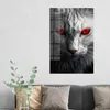 DEQORI Glasbild Echtglas 60x90 cm 'Mystischer Blick' Produktbild-Vorschau 3