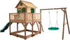 AXI Spielhaus Liam mit Sandkasten, Nestschaukel & grüner Produktbild-Vorschau 1