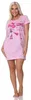 Damen Bigshirt Nachthemd Sleepshirt Nachtwäsche; Rosa/M/38 Produktbild-Vorschau 1