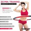 Baenger Hula Hoop Reifen Fitness Bauchtrainer Grau Rot Produktbild-Vorschau 3