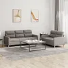 The Living Store 2-tlg. Sofagarnitur mit Kissen Taupe Stoff Produktbild-Vorschau 2
