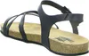 Longo Komfort Sandalen Damen 333131353436 Schwarz 42 EU Produktbild-Vorschau 3