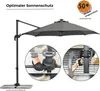 Schneider Ampelschirm Rhodos Blacklight anthrazit Ø 300 cm Produktbild-Vorschau 9