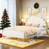 ProximaX Polsterbett 140 x 200 cm mit Blumenförmigem Produktbild-Vorschau 9