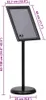 vidaXL Plakatständer 2 stk. Schwarz 45 x 32,7 x 108 cm Produktbild-Vorschau 7