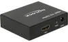 DeLOCK 87701, HDMI, 2x HDMI, Schwarz, Metall, 340 MHz, 1 m Produktbild-Vorschau 2